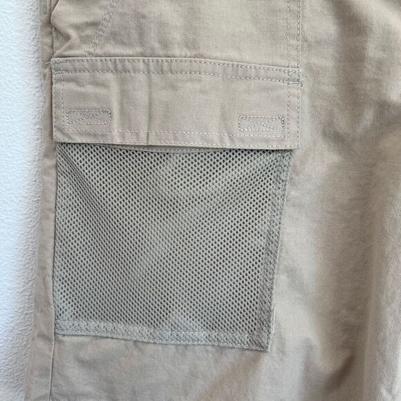 Boys Columbia Half Moon Performance Fishing Gear Shorts size XL Light Khaki Tan - Picture 2 of 16